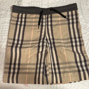 Boy Burberry swim trunks